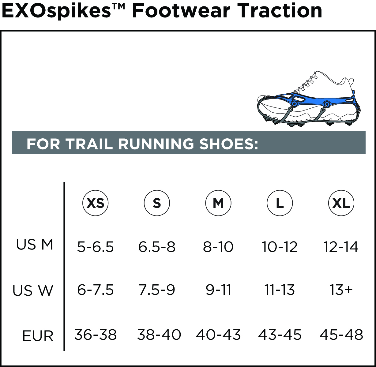 Sizing Chart